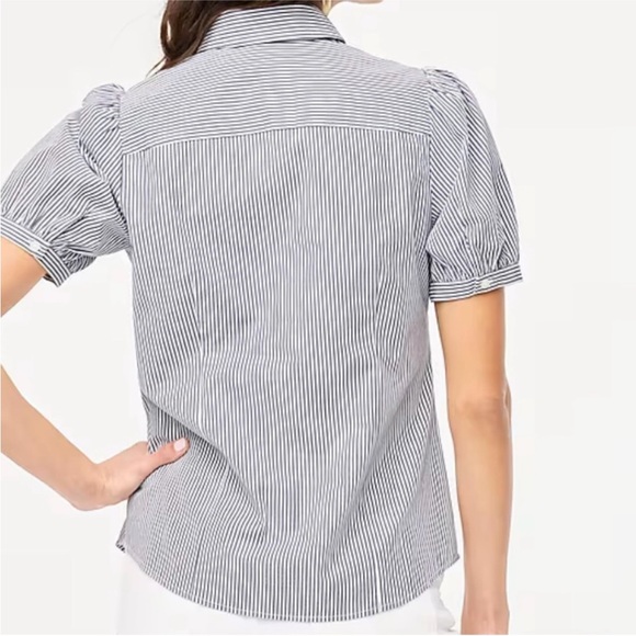 JCrew Puff Sleeve button-down blouse - Picture 4 of 4
